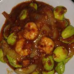 A picture of Udang Petai Asam Pedas.