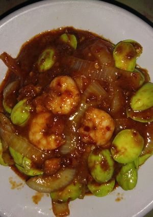 Foto resep Udang Petai Asam Pedas