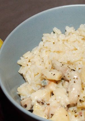 Őszi gorgonzolás csirkecomb recept fotója