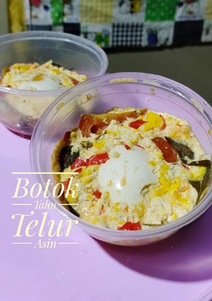 Foto resep Botok Tahu Telur Asin