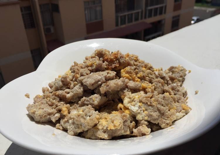 Recipe of Award-winning Ground Pork With Eggs