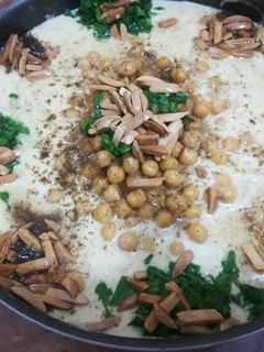 صورة لوصفة فتة حمص (تسقية)