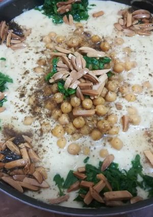صورة لوصفة فتة حمص (تسقية)