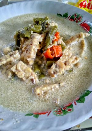 Foto resep Sayur Lodeh Kacang Panjang Tempe Semangit