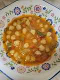 Garbanzos estofados de la cocina de Marisa Marcos Ortega