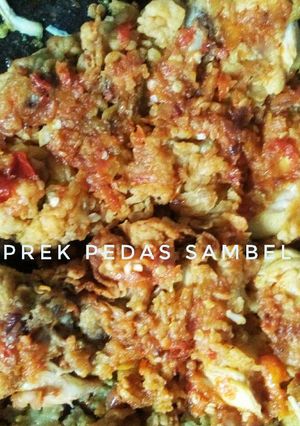 Foto resep Ayam geprek pedas sambel bawang