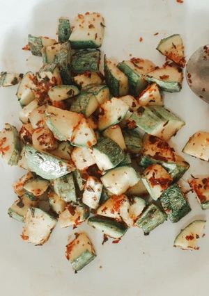Una foto de Zucchini a la albahaca 🥒🥳🤩