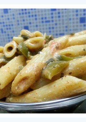 A picture of Yogurt Penne Pasta.