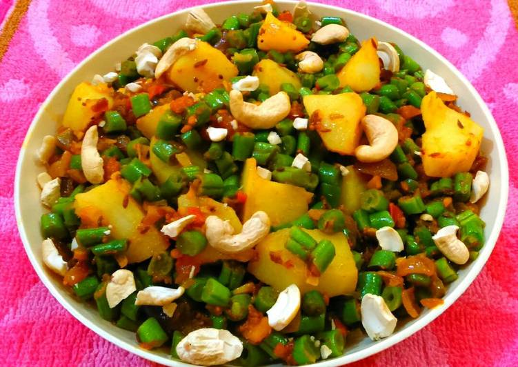 Easiest Way to Prepare Any-night-of-the-week Aloo beans