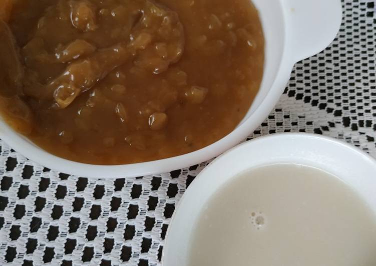 Bahan Mpasi Bubur Beras Gula Aren | Resep Bumbu Mpasi Bubur Beras Gula Aren Yang Mudah Dan Praktis