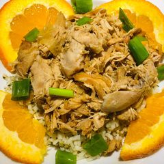 A picture of Crockpot Orange 🍊 Teriyaki Chicken.