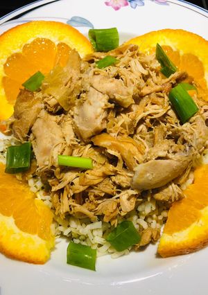 A picture of Crockpot Orange 🍊 Teriyaki Chicken.