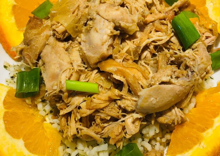 Crockpot Orange 🍊 Teriyaki Chicken