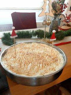 Φωτογραφία της συνταγής Εκμέκ με τσουρέκι Christmas edition ⛄🌲🎅🎄🎁