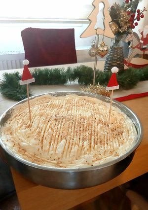 Φωτογραφία της συνταγής Εκμέκ με τσουρέκι Christmas edition ⛄🌲🎅🎄🎁