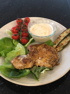 A picture of Pan Seared Pork Chops.