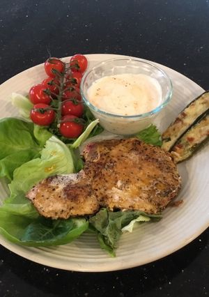 A picture of Pan Seared Pork Chops.