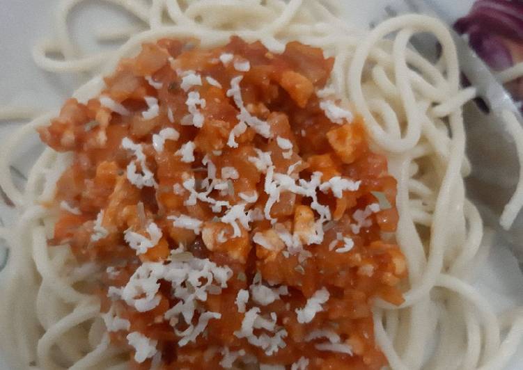 Saos Spaghetti Home Made ala La fonte
