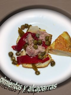 Una foto de Pincho de tortilla, “saludable”