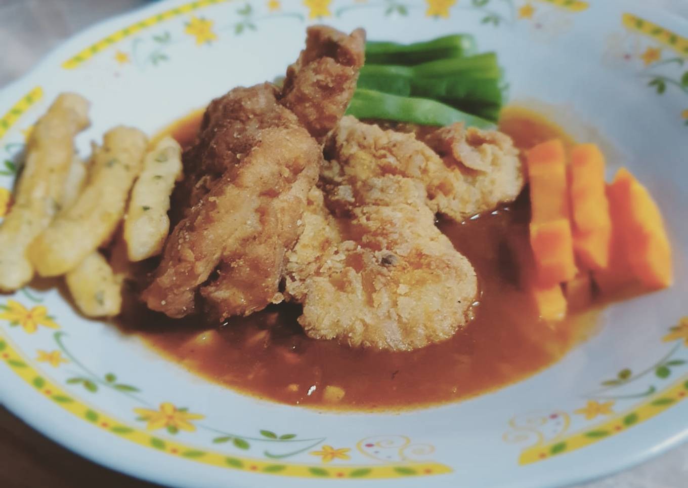 Chicken steak enak bgt