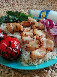 عکسی از دستور جوجه ماستی