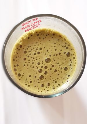 Foto resep Green tea white coffee