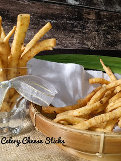 Foto resep Celery Cheese Sticks (Stik Keju Seledri - Putih Telur)