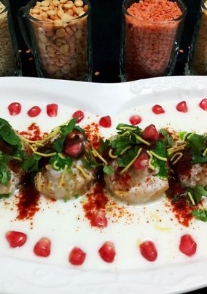 A picture of Multigrain Dahi Vada.