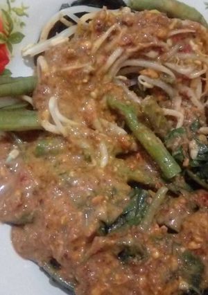 Foto resep Rujak Asem Kangkung