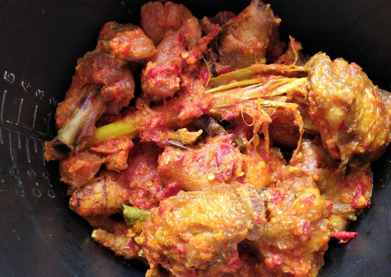 Ayam rica-rica tanpa kemangi