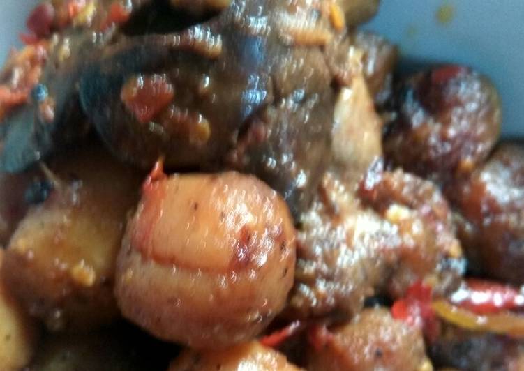 Pedes kecap ati ampela kentang