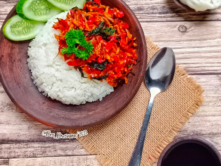 Cara Buat Nasi Sambal Teri Kemangi Irit Anti Gagal