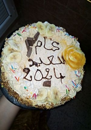 صورة لوصفة كيكة راس العام