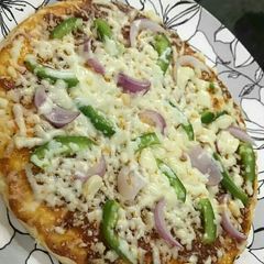 A picture of Capsicum pizza.