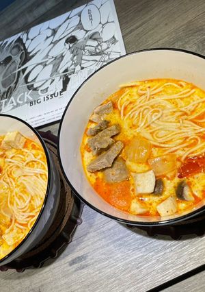 泰式豬肉酸辣湯麵 的食譜成品照片