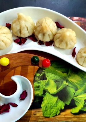 A picture of Rava / Semolina Modak.
