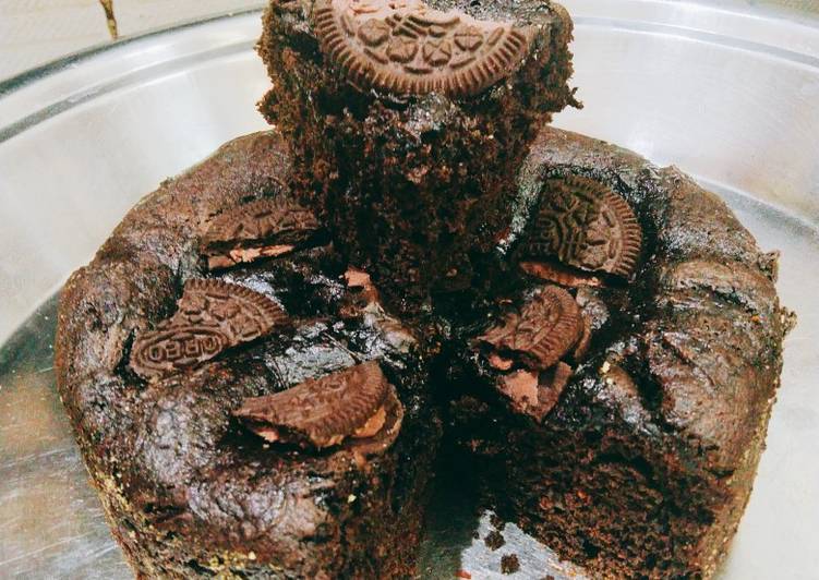 Steps to Make Speedy Oreo brownie cake