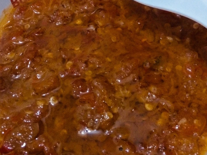 Cara Mudah Membikin Resep Sambel Goreng Terasi (iris 🍅) yang Uenak Anti Ribet, Sempurna