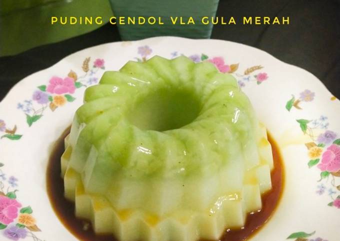 Puding Cendol Vla Gula Merah