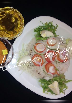A picture of Rice an beens(garau garau).