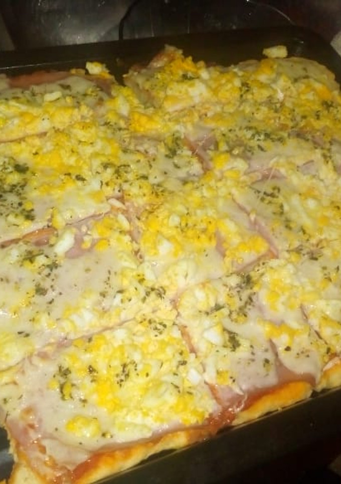 Una foto de Pizza casera súper fácil y rápida