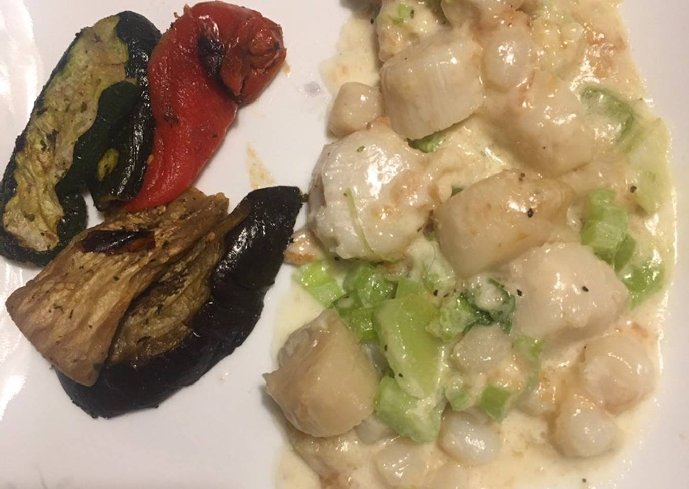 baked scallops