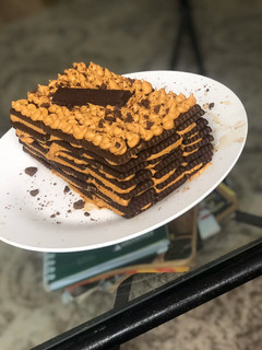 Una foto de Chocotorta