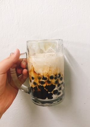 Hình của món Sữa tươi trân châu đường cát 🤣.