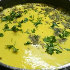 Dahi kadhi A picture of Dahi kadhi.