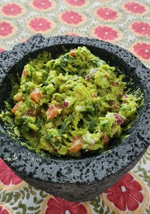 A picture of Classic guacamole.