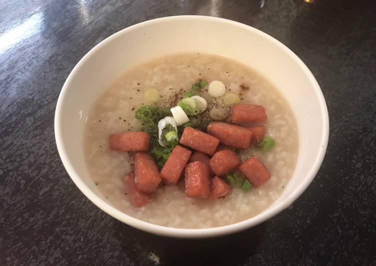 Simple Way to Prepare Speedy Super simple congee (Chinese rice porridge)