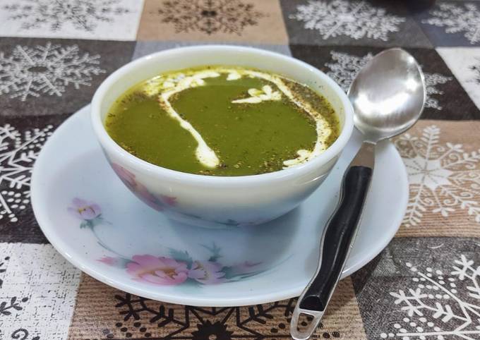 Recipe of Quick Spinach Soup
