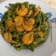 Tumis udang kacang panjang