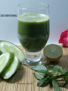 Foto resep Jus Timun Jahe Lemon Kemangi